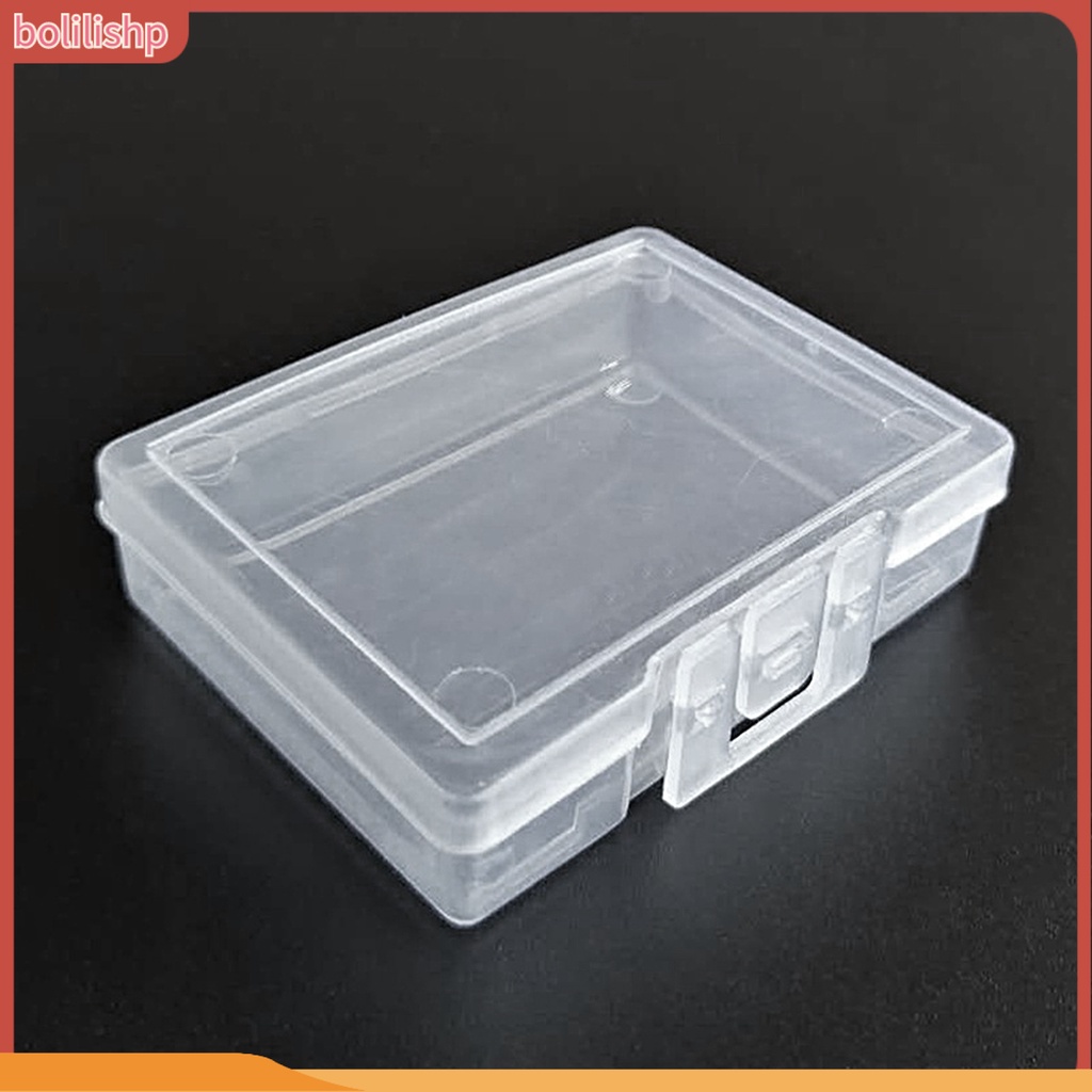 [Bolilishp] kotak Transparan Anti Gores Kuat Dan Kokoh Mudah Dibawa Penyimpanan Aksesoris Kosong Mini Bening Organizer Storage Box Untuk Outdoor