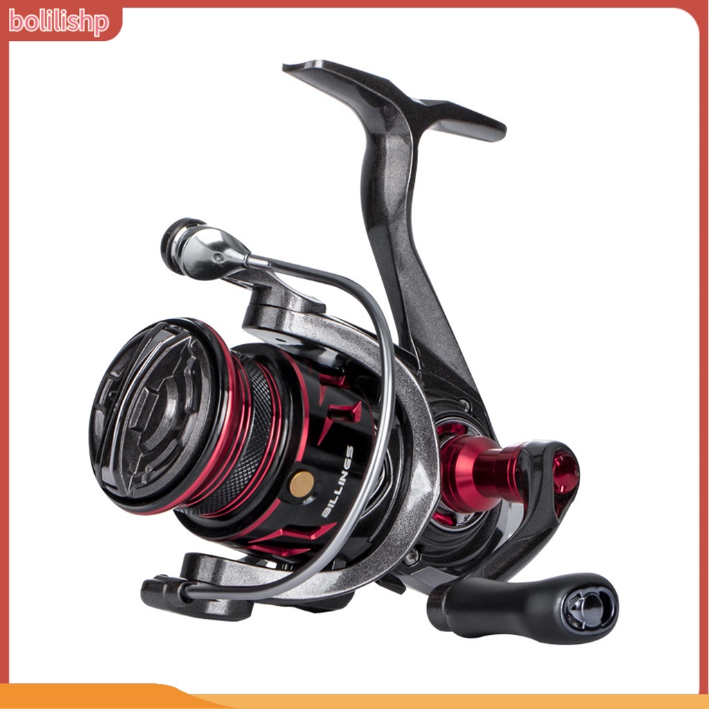 [Bolilishp] billings Spinning Reel Shallow Line Cup Dual Rocker Arm Low Noise Halus Ultra-light High-speed Metal Long Casting Rakit Memancing Roda Perlengkapan Memancing