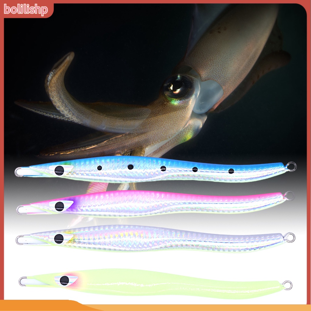 [Bolilishp] 100g/150g Umpan Pancing Reflektif Simulasi Tinggi Warna Cerah Efek Bercahaya Prop Umpan Buatan Untuk Air Laut