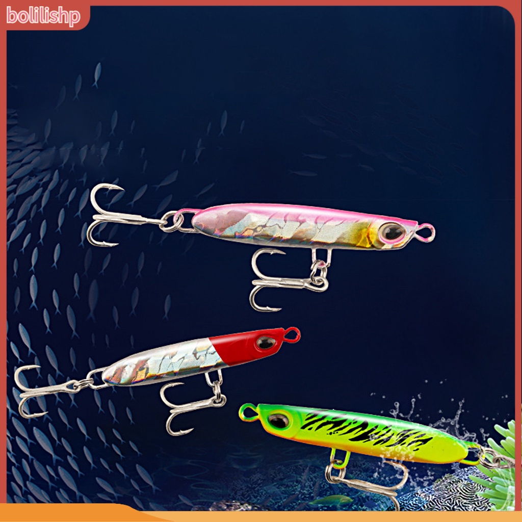 [Bolilishp] 18g/5.9cm Umpan Umpan Ikan Penembus Kuat Tajam Hidup Simulasi Warna-Warni Bentuk Ikan Tenggelam Bantu Kait Untuk Memancing