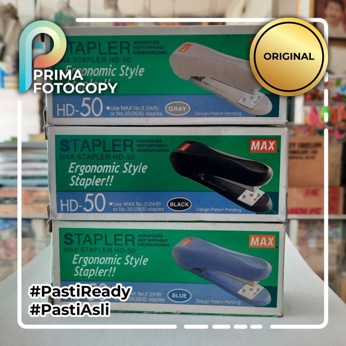 

Stapler Besar MAX HD-50 Staples Original HEKTER STEPLES MAX HD 50
