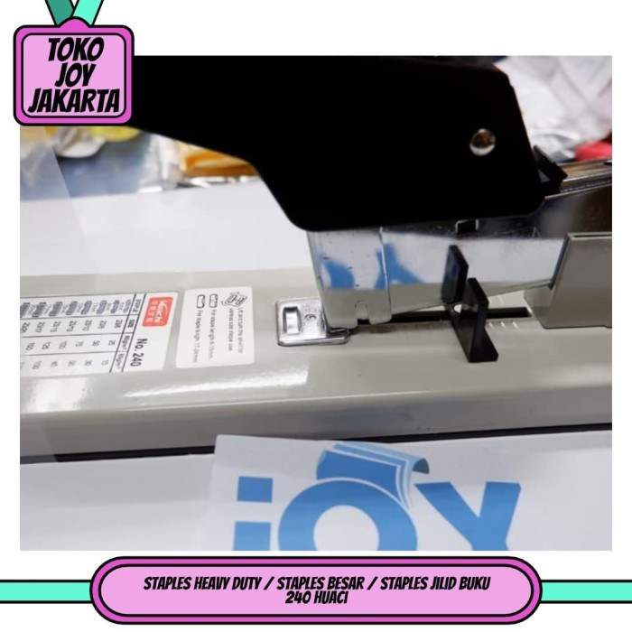 Staples heavy duty / staples besar / staples jilid buku 240 huaci