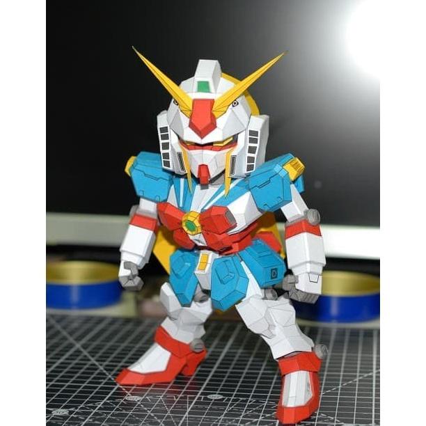 DIY Papercraft Gundam SD GF013 Nobel