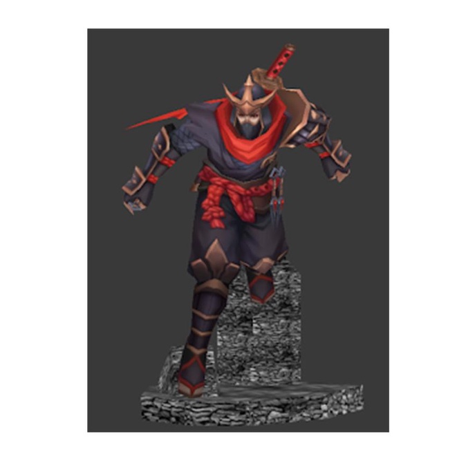 DIY Papercraft Mobil Legend Hayabusa Papercraft 35 cm
