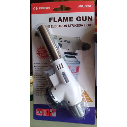 PAKET HEMAT KEPALA POBLE GAS TORCH BLOW TORCH FLAME GUN DAN GAS POBLE REFILL