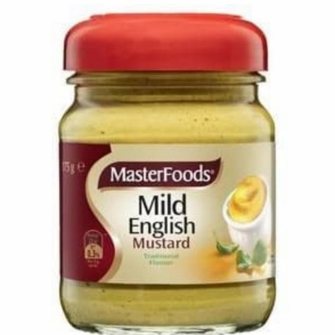 

$$$$] MASTERFOODS MILD ENGLISH MUSTARD 175 GR