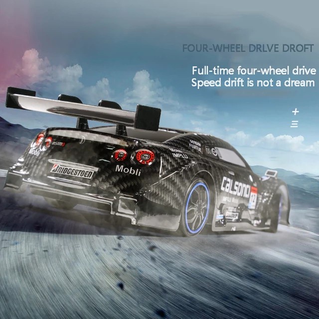 Rc Car Drift Car Nissan Gtr 1:16 4Wd Semi Propo Rc Drift 30Km/H Rtr