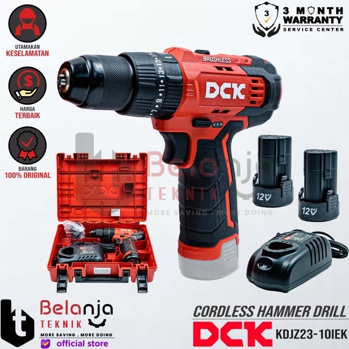 Terlaris Dck Mesin Bor Tembok Baterai Cordless Kdjz 23 - 10I Bor Kdjz23-10I