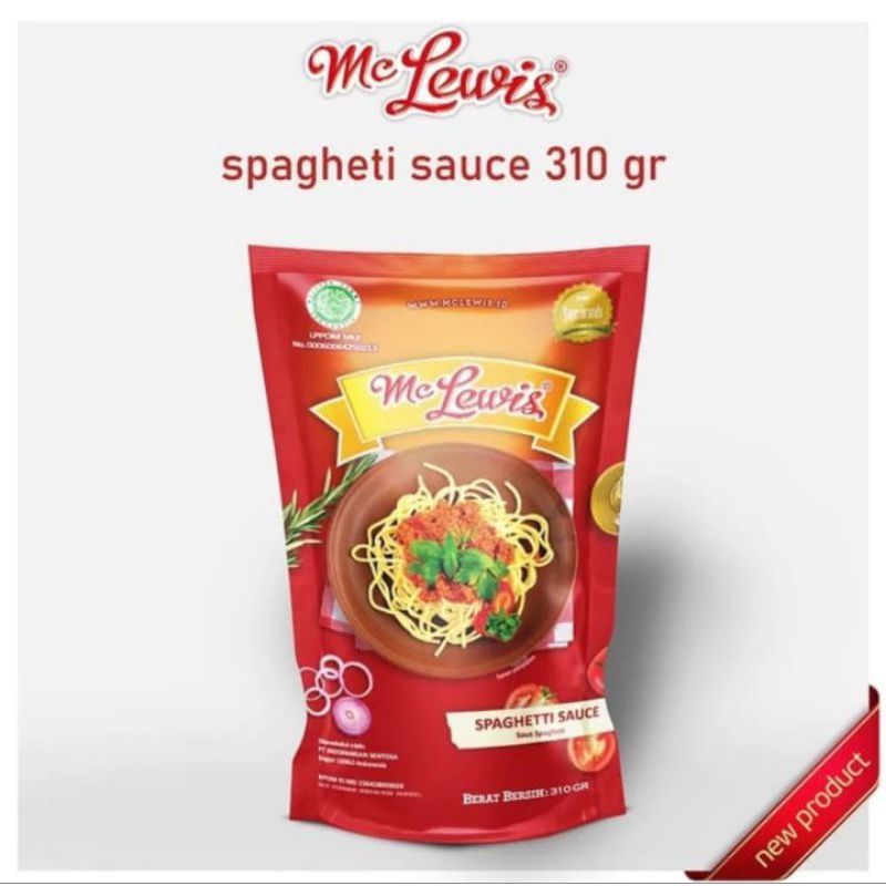 

Mc Lewis Saus Spaghetti Bolognese Sauce 310gr Mclewis