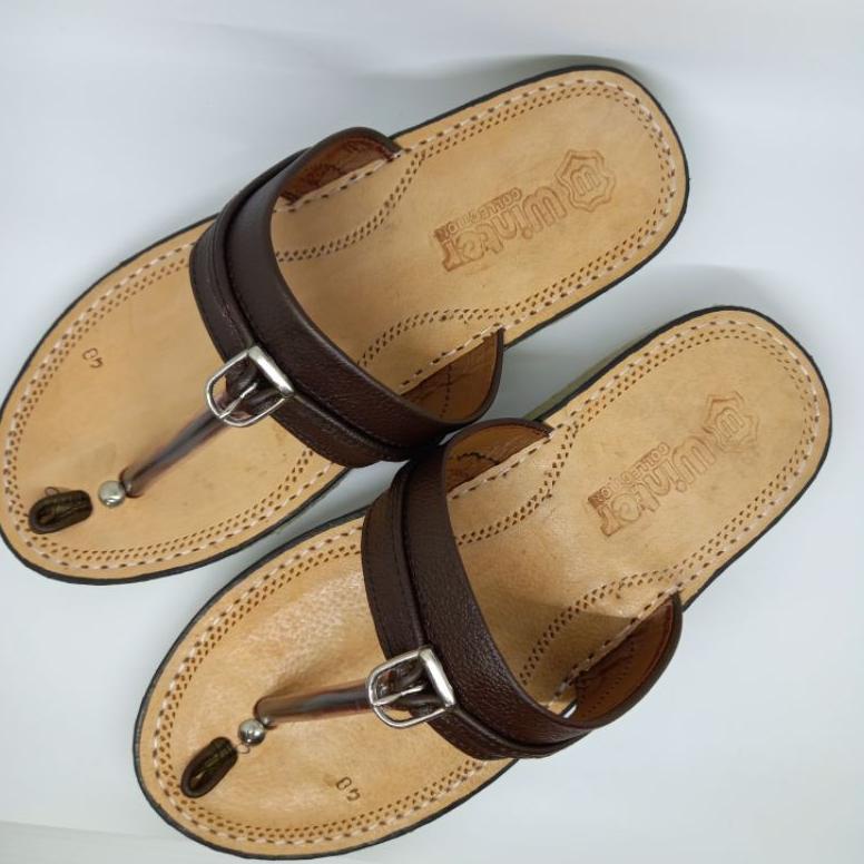 Terbaru Sandal Tarumpah Kulit Asli / Sandal Kulit Terompah