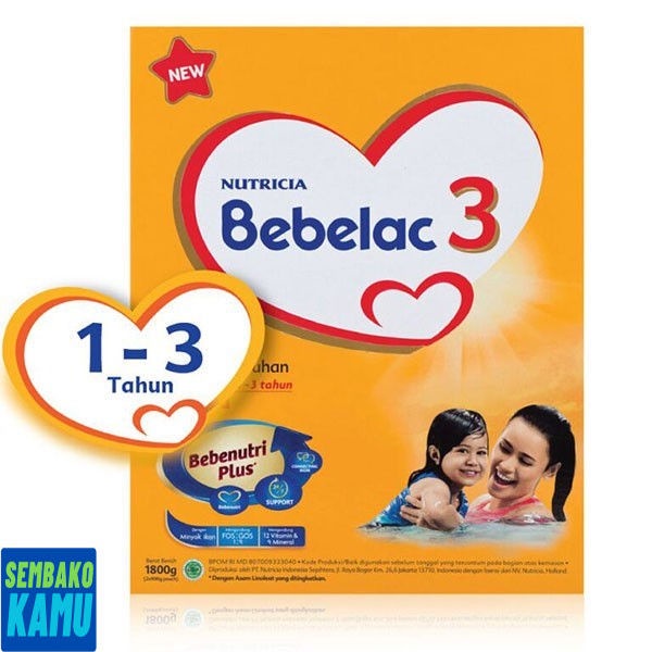

Bebelac 3 Madu Hiqeq 1800 gr - Susu
