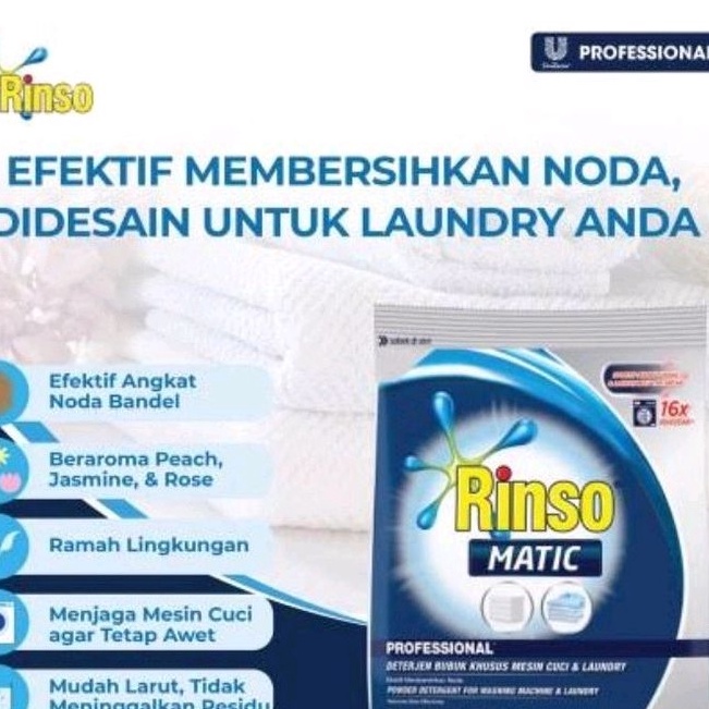 Serba Murah｀1 Dus isi 12pack Rinso Bubuk / Rinso Matic Bubuk / Detergen Rinso Matic Bubuk / Rinso Ma