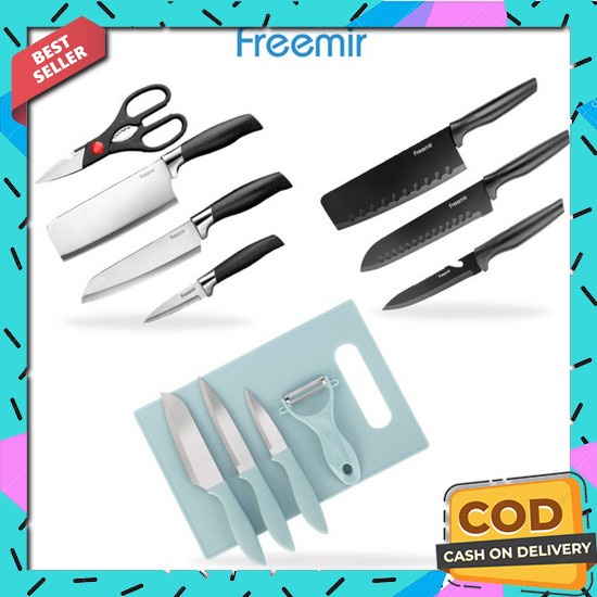 Pisau Dapur Super Tajam Set 1 Pcs Stainless Original Untuk Buah Dan Sayur Import Jepang Panjang Free