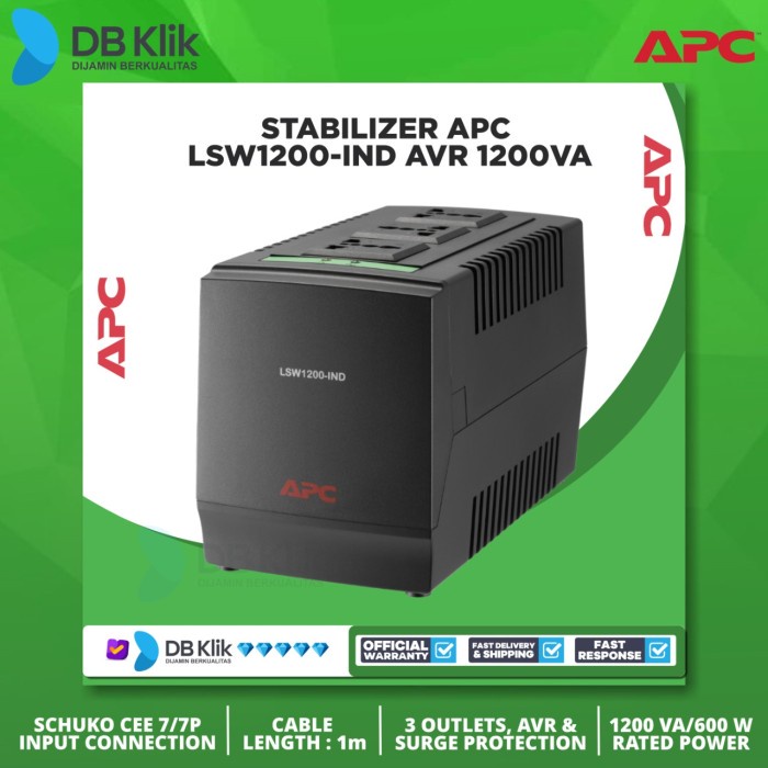 Stabilizer APC LSW1200-IND AVR 1200VA - APC Line-R LSW1200-IND