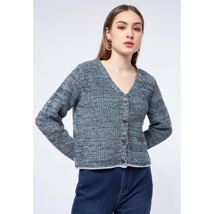 Executive Multicolor Long Sleeve Cardigan 5-COGCAS222I016 Multicolor