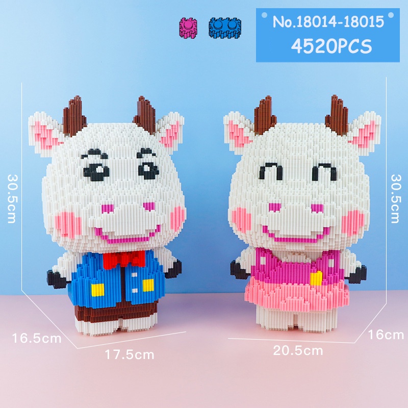 Nano Block Size Jumbo Mainan Edukasi Anak Set Hadiah dan Pajangan