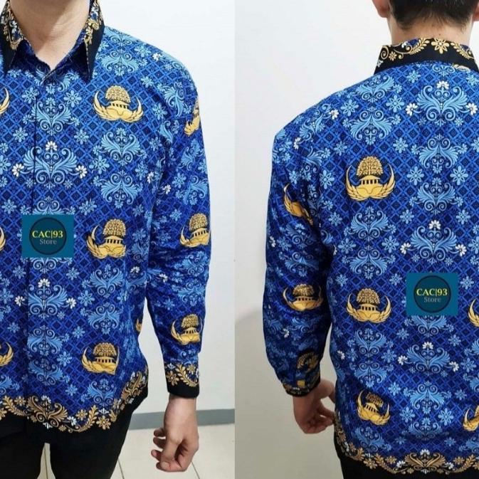SERAGAM KORPRI KATUN PRIA TANPA FURING UKURAN S-XL