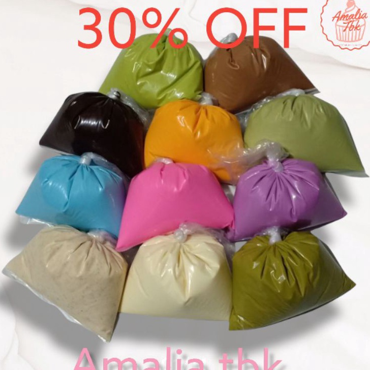 

[KODE ML0Z8] 12 RASA Glaze Elmer Toping Donat repack 250gram
