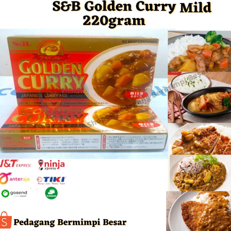 

jb✹Kirim Sekarang➨ S&B Golden Curry 220gr Mild | Kari Blok | Kari Jepang F78 ❅