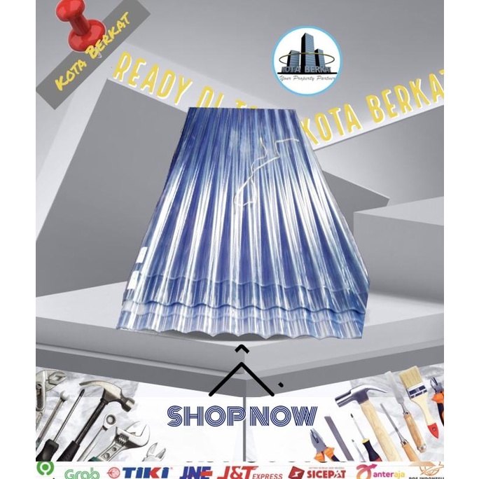 {{{{{{] ATAP FIBER BENING/ ATAP GELOMBANG TRANSPARAN