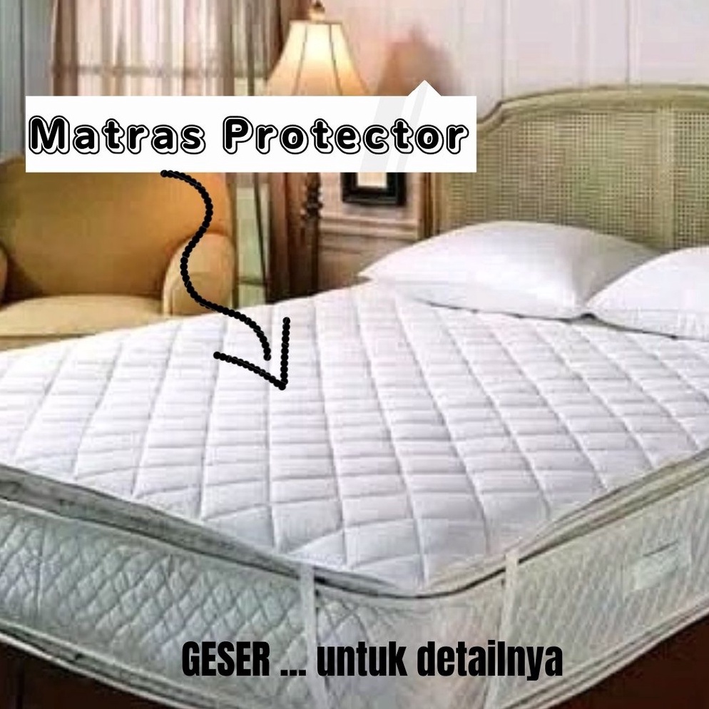 murah Matras Protektor 180x200 160x200 90x200 120x200 200x200 Spring bed Matrass Protector Tebal Ala