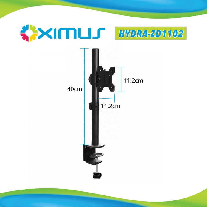 BRACKET MEJA LCD LED TV 1 Monitor 13" - 27" OXIMUS ZD1102