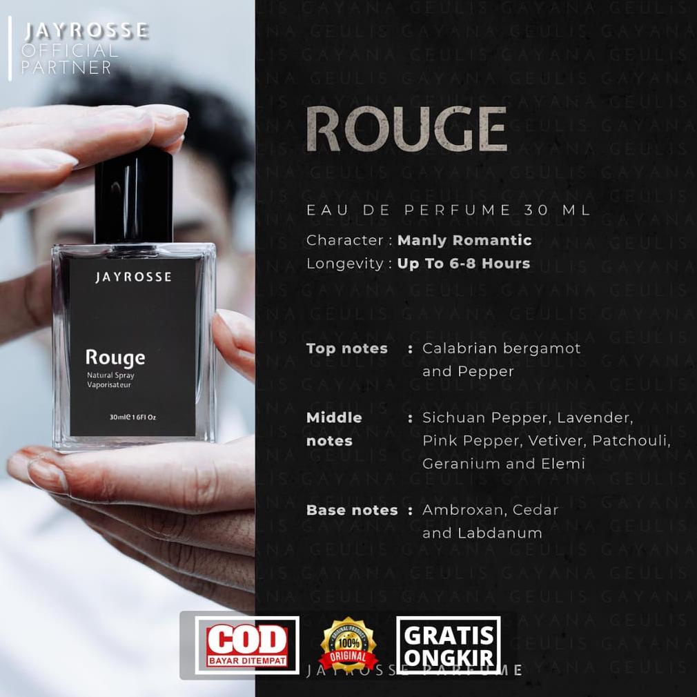 JAYROSSE PERFUME - GREY  | PARFUM PRIA ROUGE GREY NOAH LUKE ORIGINAL JAYROSSE