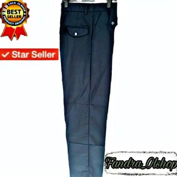 Celana PDH Satpam Security Dishub Biru Dongker. Kualitas Terbaik 
