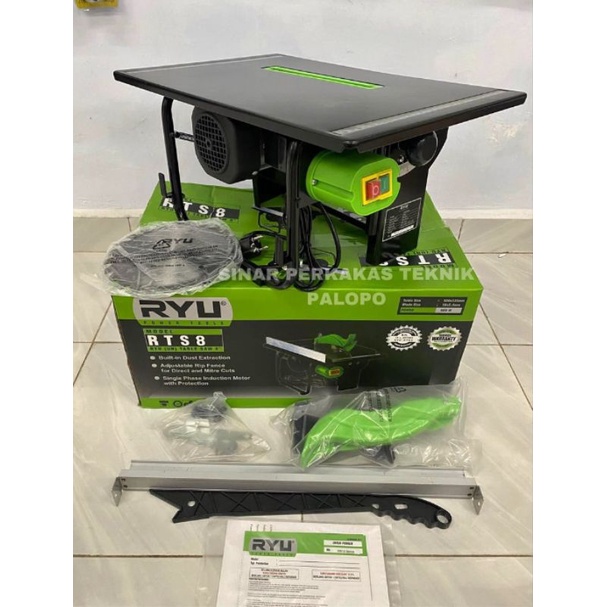 TABLE SAW RYU 8" MATA POTONG GERGAJI MEJA RYU
