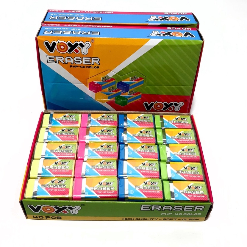 

BDS Harga Grosir (per packs/kotak 40pcs) Penghapus Pensil ERASER ➬Paling Popular