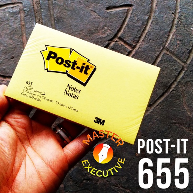 

Model Baru Termurah 3M Post-it Notes 655 Canary Yellow U.S.A - 73 mm x 123 mm 3M-3 Diskon 7856