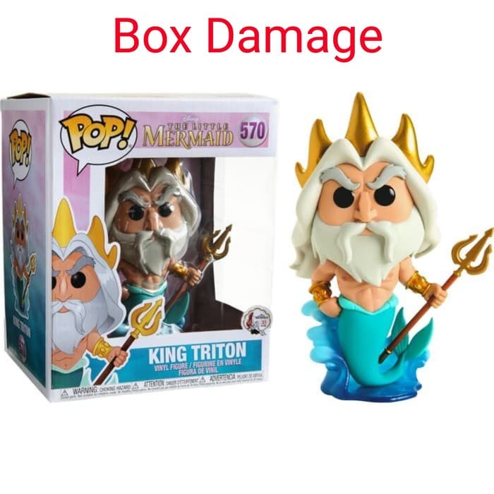 Funko Funko Pop Disney - King Triton Exclusive Damage