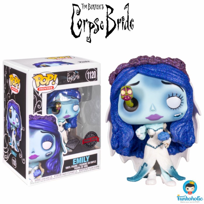 Funko Pop Movies Cose Bride - Emily With Maggot Glitter [Exclusive]