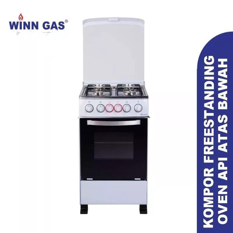 Kompor Gas Free Standing 4 Tungku + Oven Winn Gas W  _  5060A