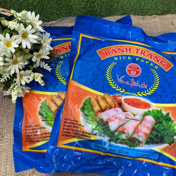 

➻Terkini❉ RT9QL Bich Chi Banh Trang Rice Paper 400gr 22cm V42 ✹Readystock