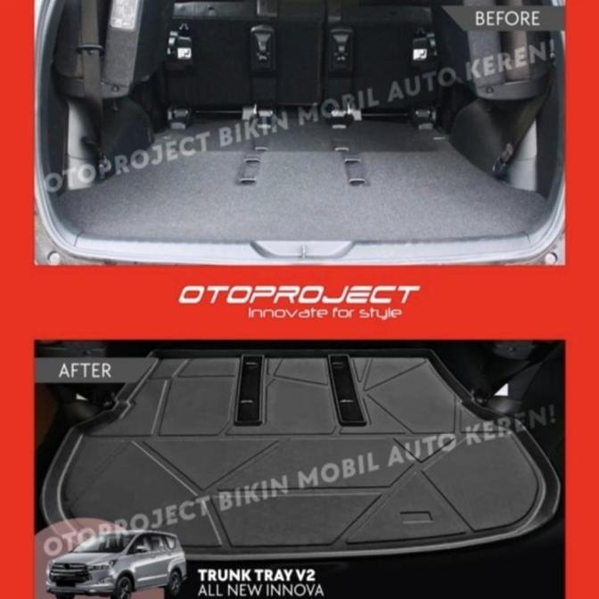 Karpet 3D Bagasi Belakang All New Innova Reborn Trunk Tray Otoproject