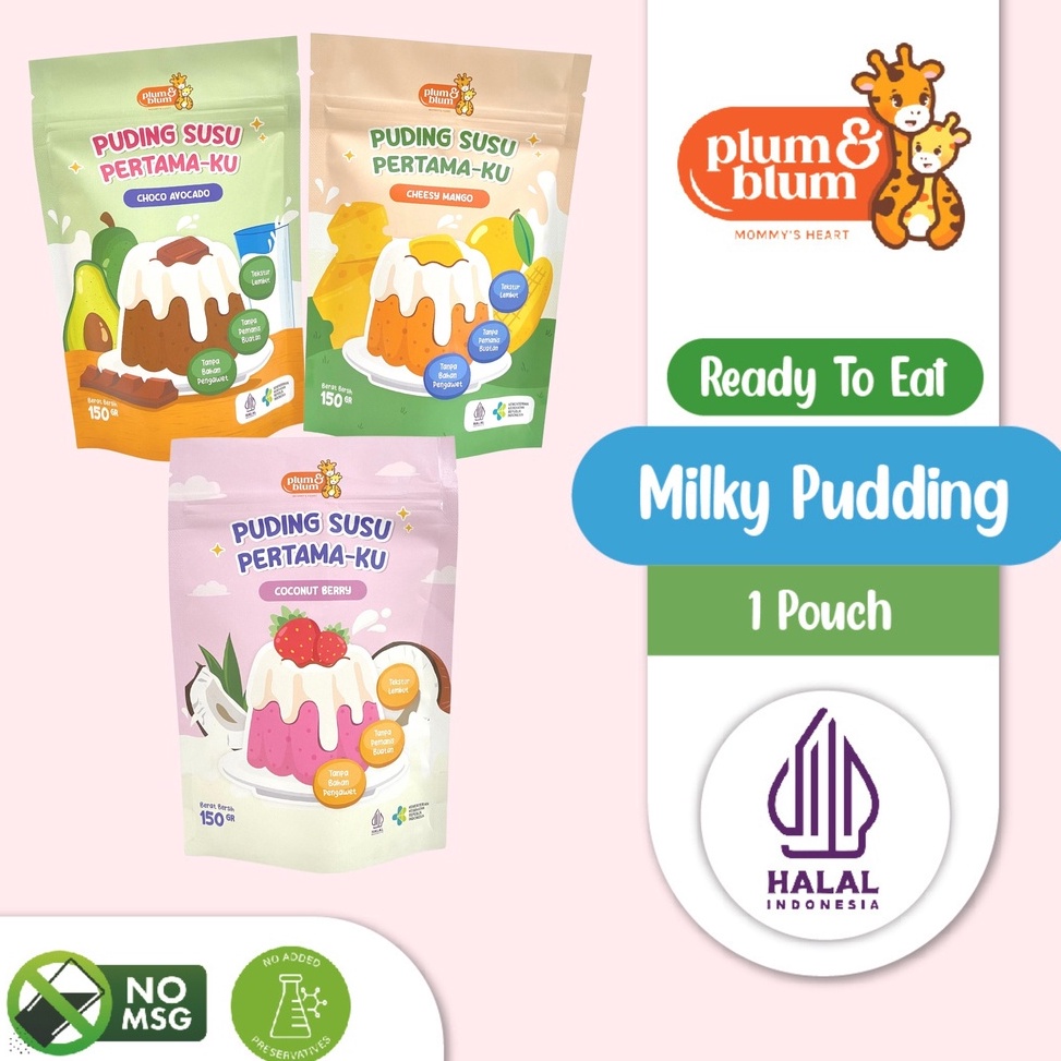 

Diskon Promo❇↕ Plum & Blum Silky Pudding Susu Buah Snack Mpasi - 150 gram G94