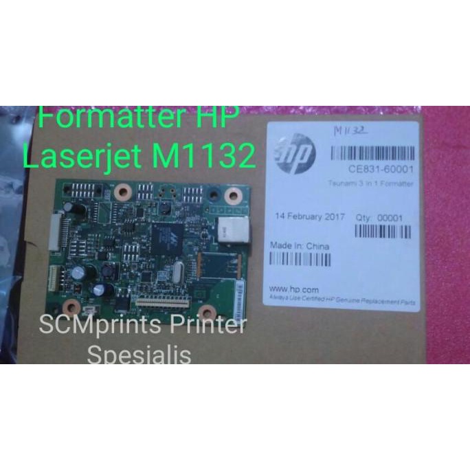 Formatter Board HP Laserjet M1132 Multifunction / USB Board M1132 HP