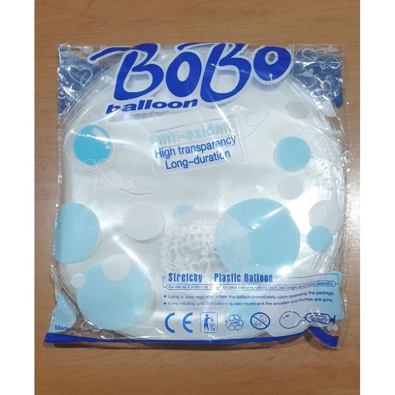 Viral Balon Bobo 18 20 24 Inch Balon Pvc Per Pak Isi 50 Lembar / Bobo Biru