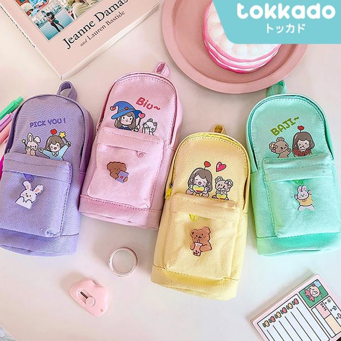 

TOKKADO Seiji Pencil Case Kotak Pensil Besar Pouch Anak Sekolah Lucu