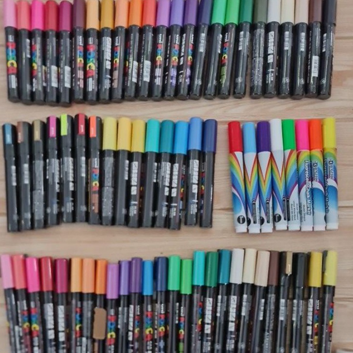 

mn❈Ready Stock➭ posca pc3 26warna & PC 1 6warna G77