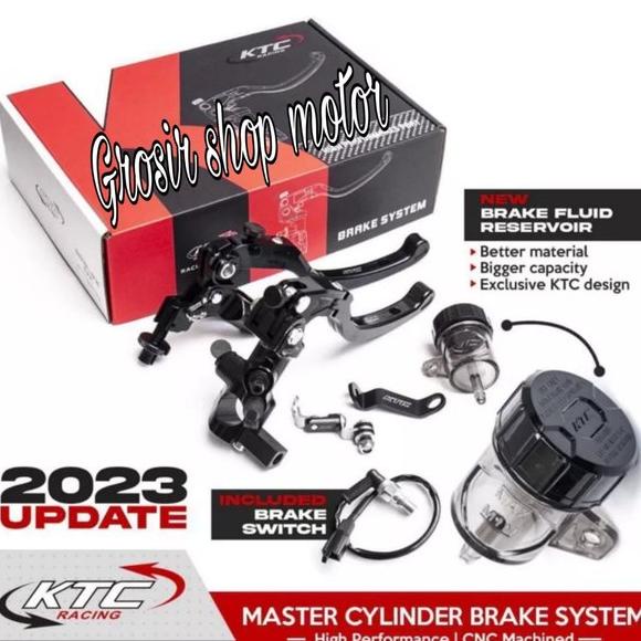 BEBAS ONGKIR Set handel kopling plus master rem tabung ktc racing - Master rem ktc up 105 17mm unive