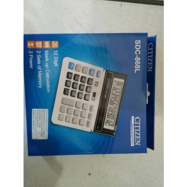 

Best Seller Kalkulator Citizen Sdc-868L