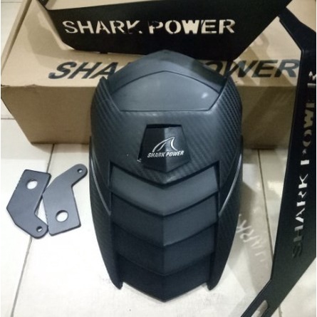 TERMURAH mudguard shark power universal Cbr150r,Cb150r,Ninja250 & Motor Lainnya