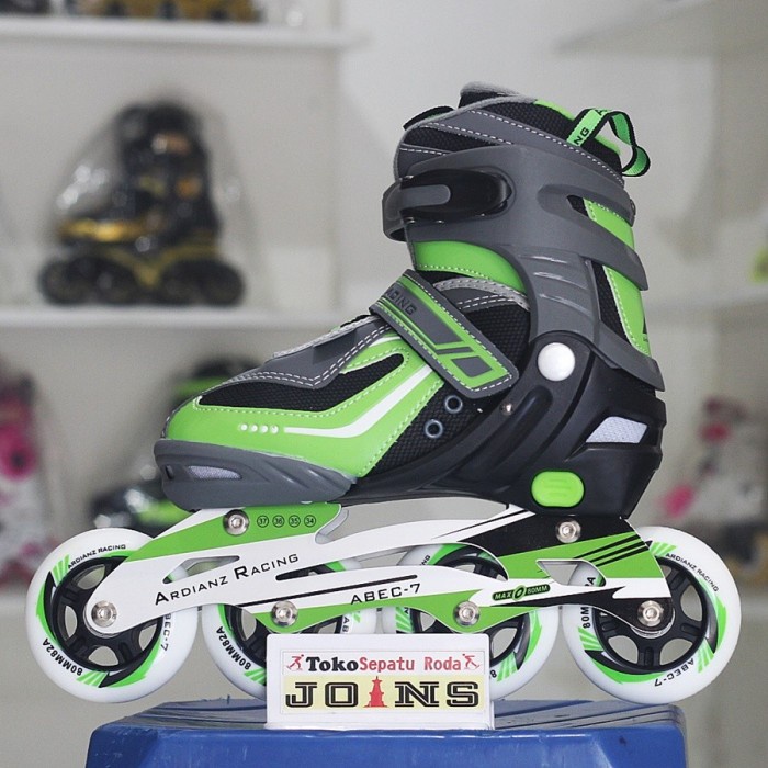 SEPATU RODA INLINE SKATE ANAK ARDIANZ RACING HIJAU