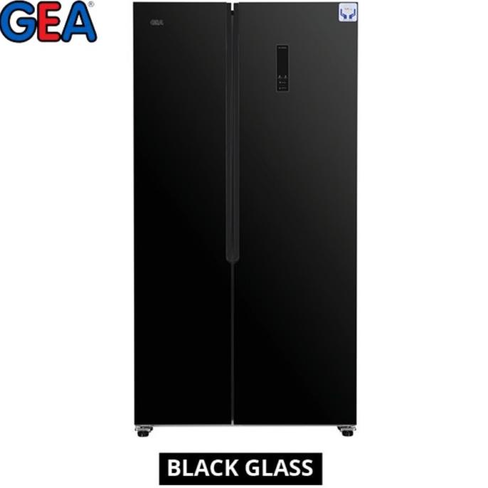 Gea Kulkas Side by side G2D-472 / G2D 472 / G2D472 BLACK jabodetabek