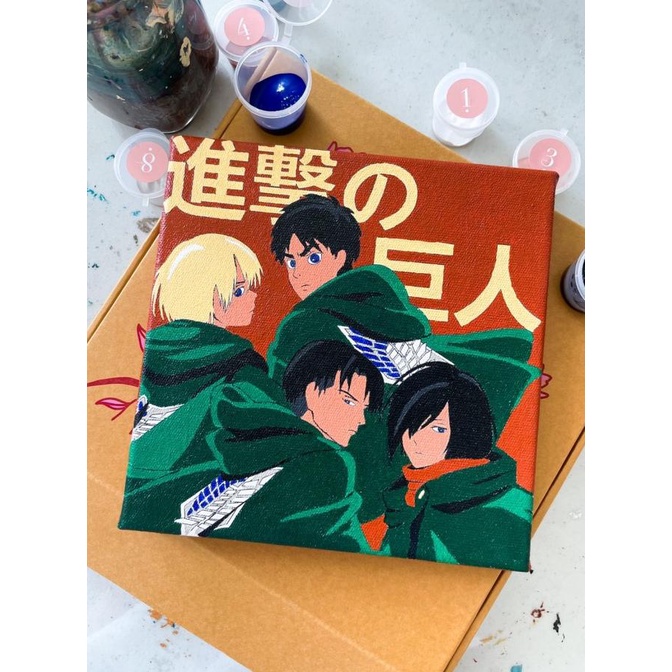 

Paint By Number [Attack on Titan] | ByPainters | Painting Kit | 20x20