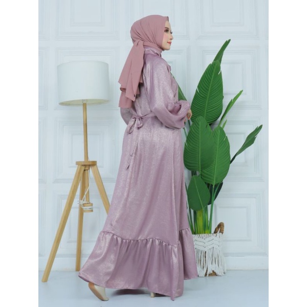 GAMIS ABAYA SHIMMER MEWAH PESTA BUSUI 518