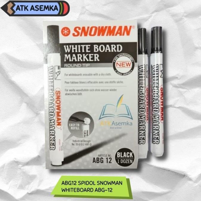 

Abg12 Spidol Snowman Whiteboard Abg-12