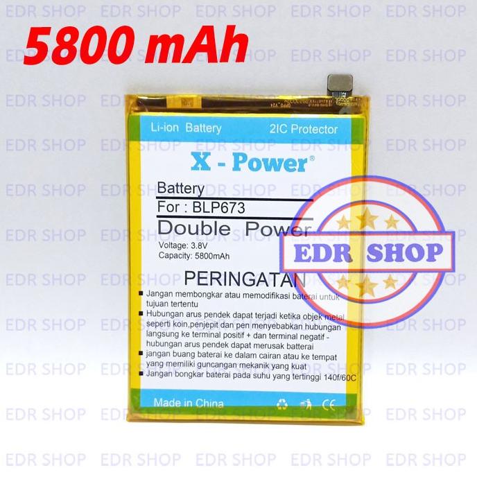 Batre Oppo A31 CPH2015 Double Power BLP673 Batu Baterai Battery Tanam